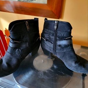 Black ankle boots
